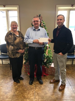 Union Bank makes donation to Wetzel County EMS on 12/23/19 Union Bank makes donation to Wetzel County EMS on 12/23/19